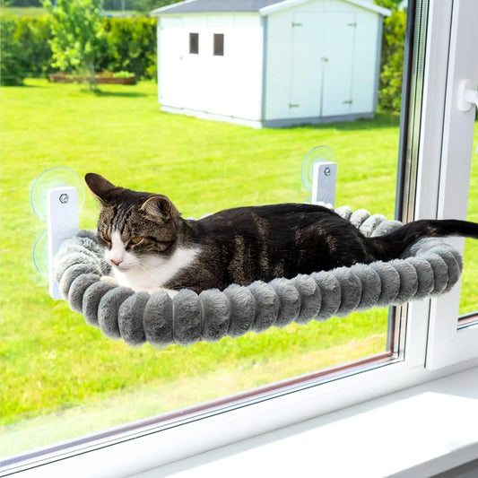 Nik Pet Cat Window Hammock – Foldable Suction Cup Hanging Bed